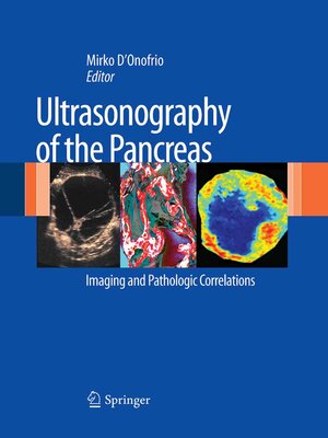 cover image of Ultrasonography of the Pancreas